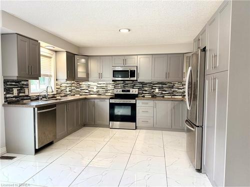 687 Spitfire Street, Woodstock, ON - Indoor Photo Showing Kitchen With Stainless Steel Kitchen With Upgraded Kitchen