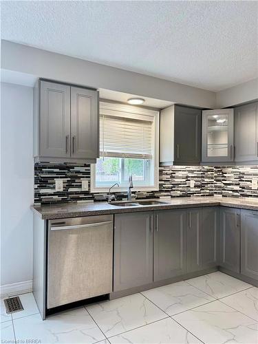 687 Spitfire Street, Woodstock, ON - Indoor Photo Showing Kitchen With Double Sink
