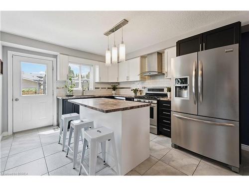12 Avatar Place, Hamilton, ON - Indoor Photo Showing Kitchen With Stainless Steel Kitchen With Upgraded Kitchen