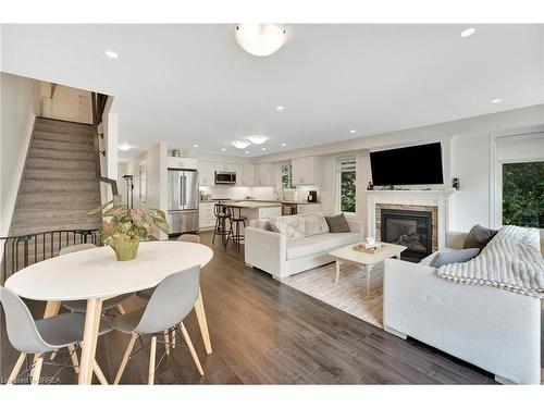 263 Owen Street, Simcoe, ON - Indoor Photo Showing Living Room With Fireplace