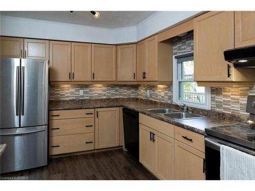 80 Stover Street N, Norwich, ON - Indoor Photo Showing Kitchen With Double Sink