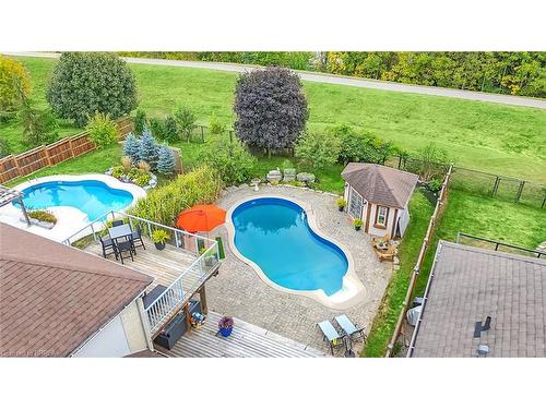 23 Jamieson Court, Brantford, ON - Outdoor With Deck Patio Veranda With Backyard
