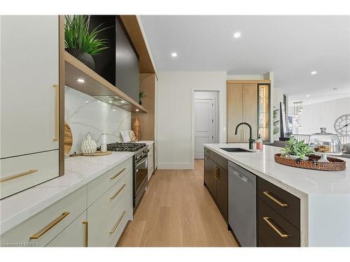 141 Parkside Drive, Brantford, ON - Indoor Photo Showing Kitchen With Upgraded Kitchen