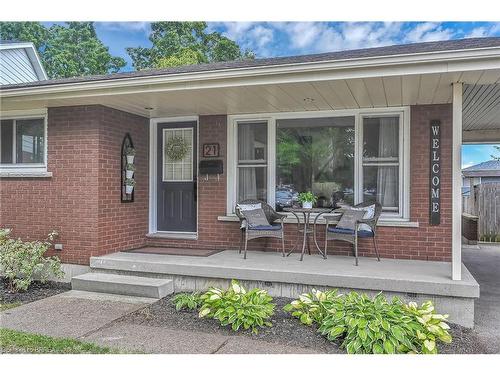 21 Burdock Boulevard, Brantford, ON - Outdoor With Deck Patio Veranda