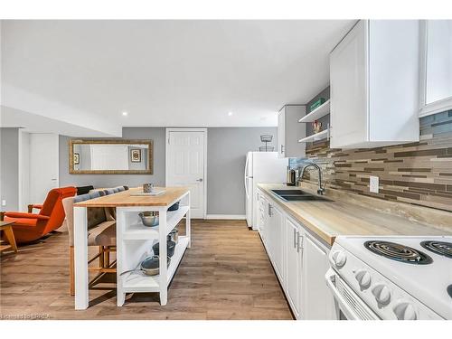 21 Burdock Boulevard, Brantford, ON - Indoor Photo Showing Kitchen With Double Sink