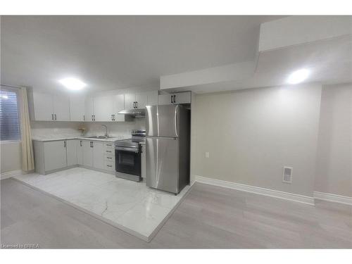 Lower-22 Ian Ormston Drive, Kitchener, ON - Indoor Photo Showing Kitchen