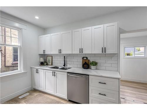 15 Hawarden Avenue, Brantford, ON - Indoor Photo Showing Kitchen With Double Sink