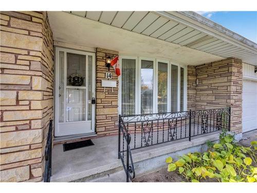 14 Burdock Boulevard, Brantford, ON - Outdoor With Deck Patio Veranda