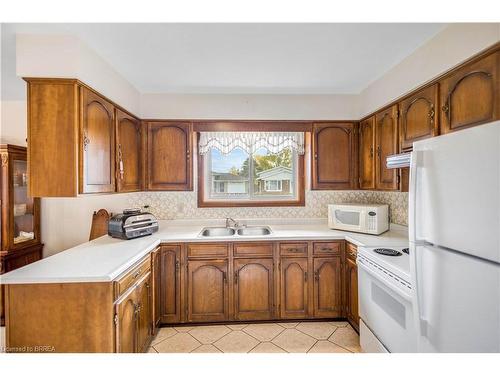 14 Burdock Boulevard, Brantford, ON - Indoor Photo Showing Kitchen With Double Sink