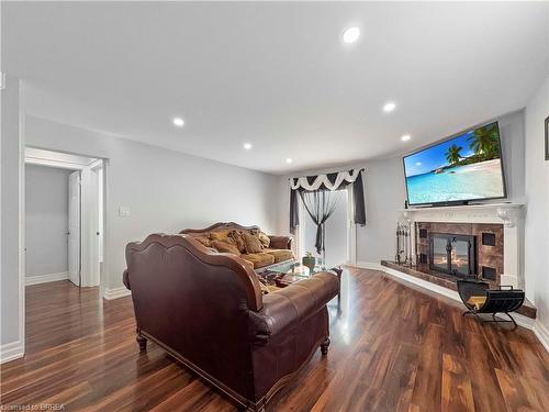 701 Upper Paradise Road, Hamilton, ON - Indoor Photo Showing Other Room With Fireplace