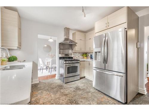52 Charing Cross Street, Brantford, ON - Indoor Photo Showing Kitchen With Stainless Steel Kitchen