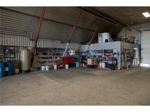 331 Middle Townline Road, Harley, ON - Indoor Photo Showing Garage