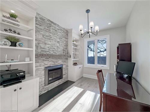 360 Robinson Road, Brantford, ON - Indoor With Fireplace