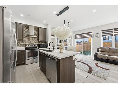 29 Arnold Marshall Boulevard, Caledonia, ON - Indoor Photo Showing Kitchen With Double Sink With Upgraded Kitchen