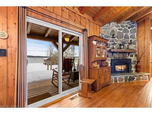 111 Wilson Drive, Georgian Bluffs, ON - Indoor With Fireplace