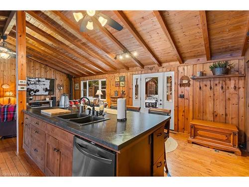 111 Wilson Drive, Georgian Bluffs, ON - Indoor Photo Showing Kitchen With Double Sink