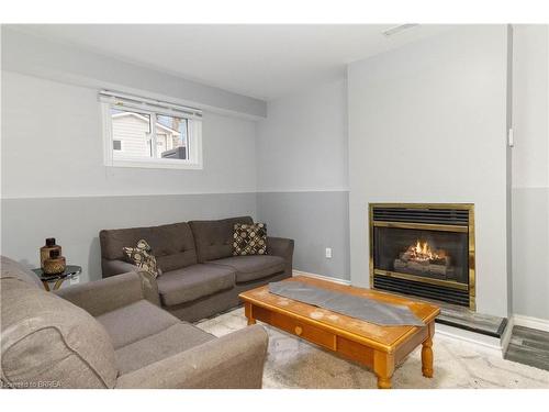 38 Sympatica Crescent, Brantford, ON - Indoor Photo Showing Living Room With Fireplace
