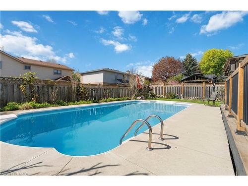 25 Winter Way, Brantford, ON - Outdoor With In Ground Pool With Backyard