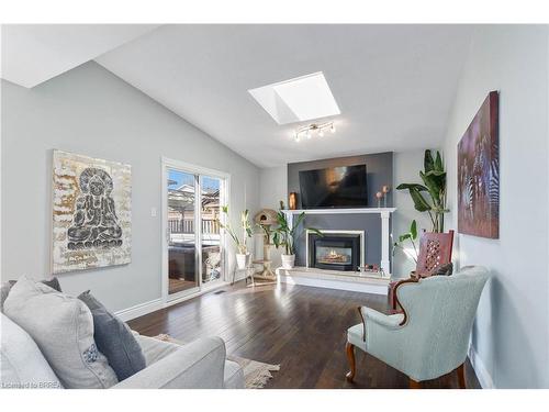 25 Winter Way, Brantford, ON - Indoor Photo Showing Living Room With Fireplace