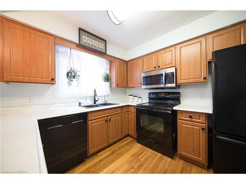5 Burdock Boulevard, Brantford, ON - Indoor Photo Showing Kitchen With Double Sink