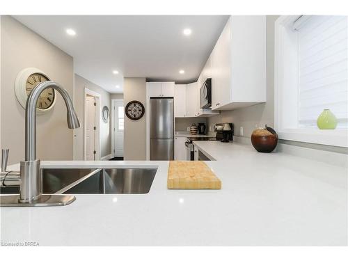 16 Mt. Pleasant Street, Brantford, ON - Indoor Photo Showing Kitchen With Double Sink