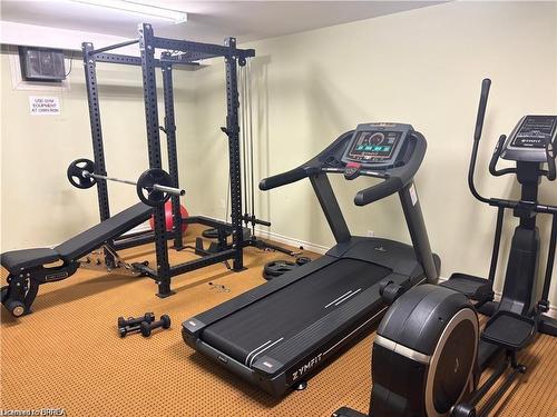 207-793 Colborne Street E, Brantford, ON - Indoor Photo Showing Gym Room