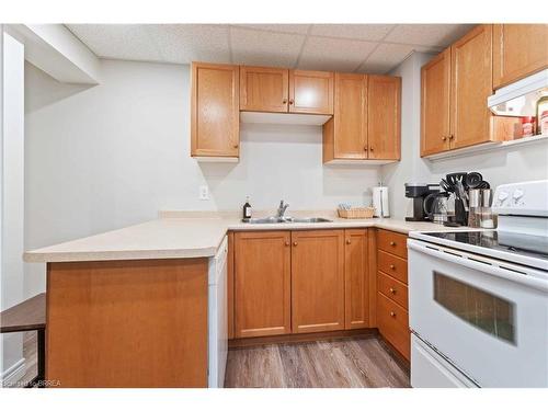 Lower-4319 Arejay Avenue, Beamsville, ON - Indoor Photo Showing Kitchen With Double Sink
