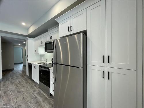 201-600 Norfolk Street, Simcoe, ON - Indoor Photo Showing Kitchen With Stainless Steel Kitchen