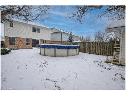 66 Gaydon Way, Brantford, ON - Outdoor With Above Ground Pool