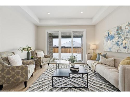 105 Vanrooy Trail, Waterford, ON - Indoor Photo Showing Living Room