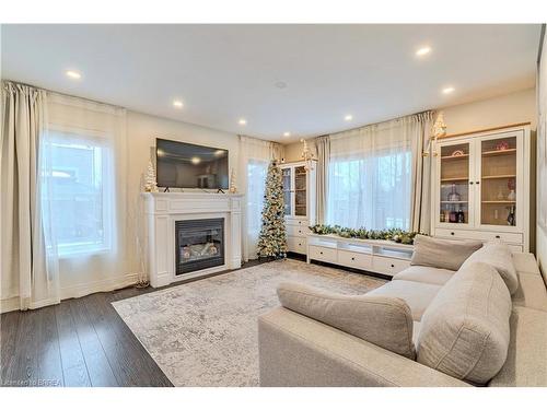 241 Thomas Avenue, Brantford, ON - Indoor Photo Showing Living Room With Fireplace
