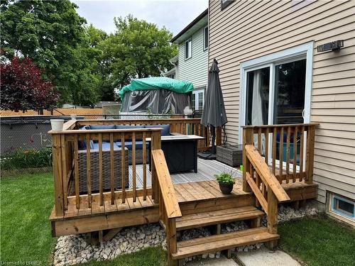 5 Enfield Crescent, Brantford, ON - Outdoor With Deck Patio Veranda With Exterior