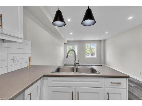 165 Grove Street, Simcoe, ON - Indoor Photo Showing Kitchen With Double Sink