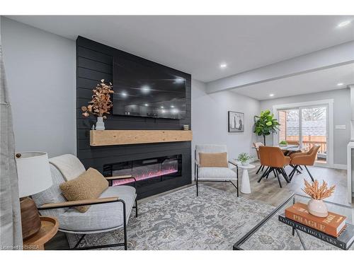 234 Grand Street, Brantford, ON - Indoor Photo Showing Living Room With Fireplace