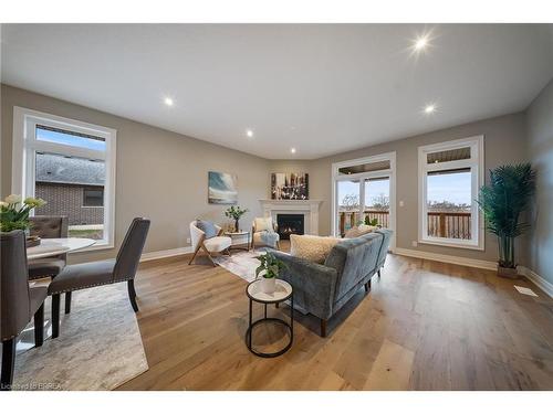 187 Craddock Boulevard, Jarvis, ON - Indoor With Fireplace