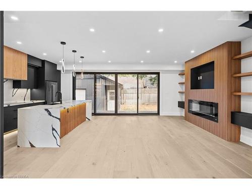 21 Clare Avenue, Hamilton, ON - Indoor With Fireplace