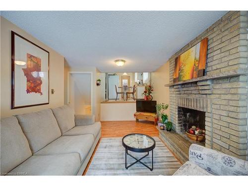 9 Max Webster Road, Brantford, ON - Indoor Photo Showing Living Room With Fireplace