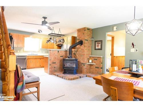 80 Mary Street, Creemore, ON - Indoor With Fireplace