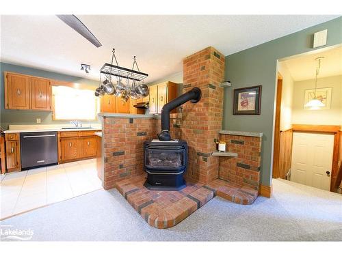 80 Mary Street, Creemore, ON - Indoor With Fireplace