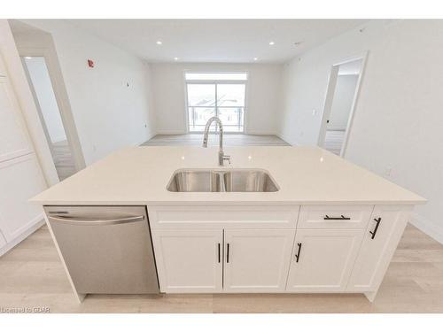 307-99B Farley Road, Fergus, ON - Indoor Photo Showing Kitchen With Double Sink