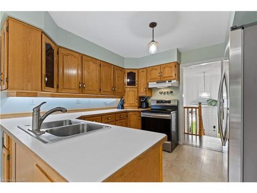 400 Brunswick Street, Palmerston, ON - Indoor Photo Showing Kitchen With Double Sink