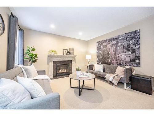 42 Peartree Crescent, Guelph, ON - Indoor Photo Showing Living Room With Fireplace