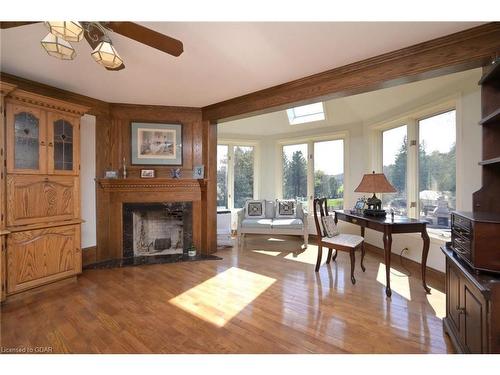 307466 Hockley Road, Hockley, ON - Indoor With Fireplace