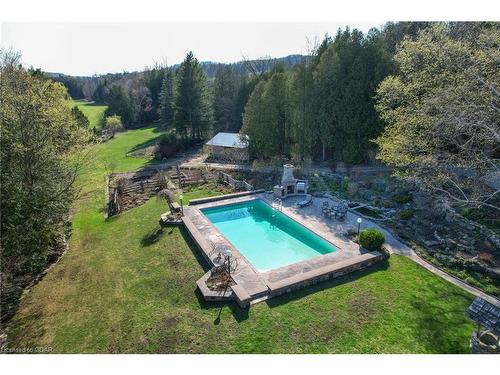 307466 Hockley Road, Hockley, ON - Outdoor With In Ground Pool With View