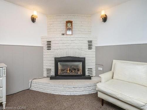 11 Terry Court, Halton Hills, ON - Indoor Photo Showing Living Room With Fireplace