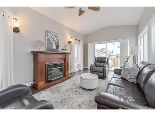 152 Courtney Street, Fergus, ON - Indoor Photo Showing Living Room With Fireplace