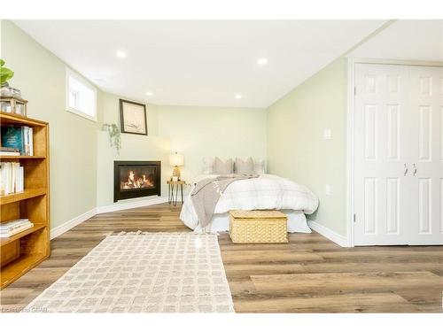 173 Division Street, Rockwood, ON - Indoor With Fireplace