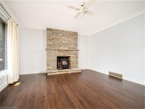100 Fall Street N, Rockwood, ON - Indoor Photo Showing Living Room With Fireplace