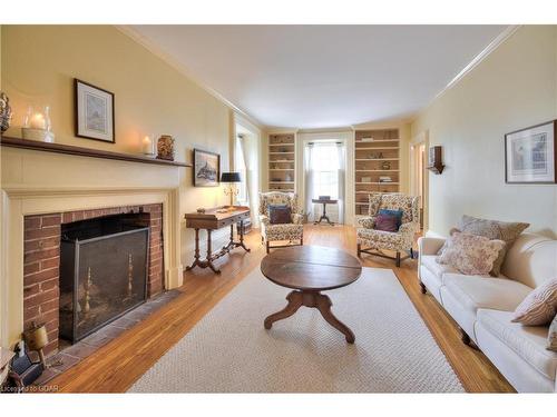 240 Union Street W, Fergus, ON - Indoor Photo Showing Living Room With Fireplace