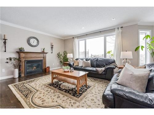 46 Bricker Avenue, Elora, ON - Indoor Photo Showing Living Room With Fireplace